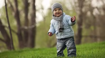 Os primeiros passos do bebê