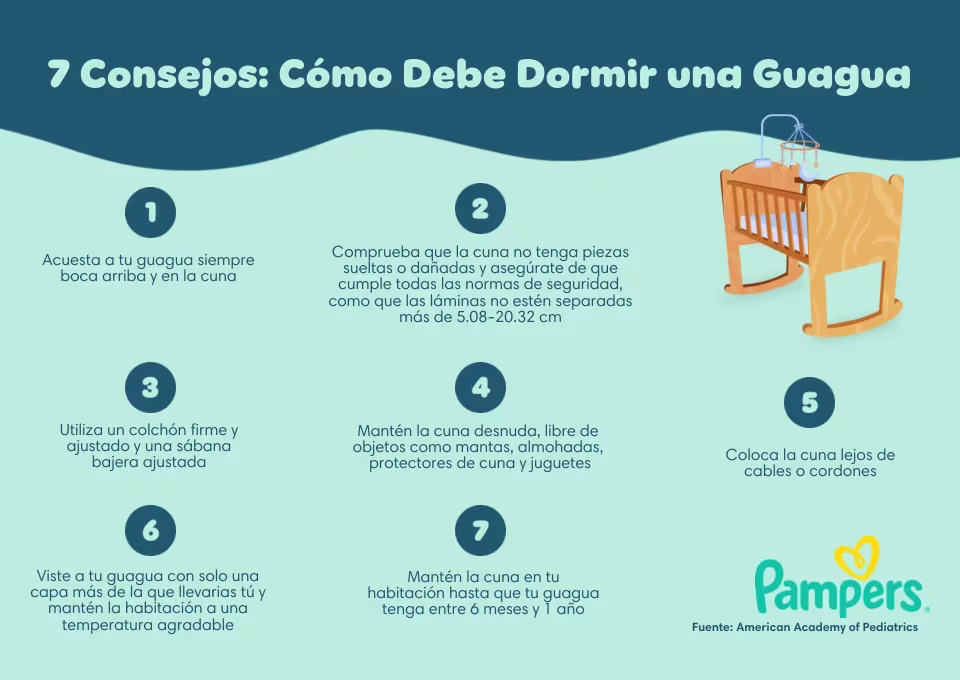 Cómo debe dormir un bebé