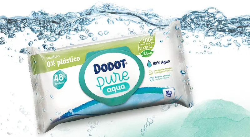 TOALLITAS Dodot® Pure Aqua Plastic Free