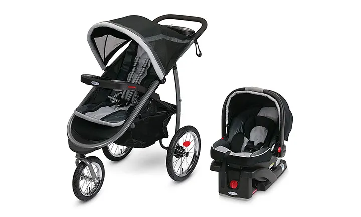 Graco Fastaction Fold Jogger Click Connect Baby Travel System