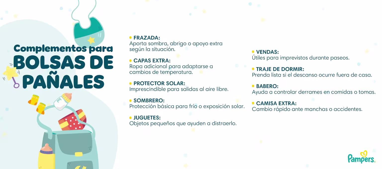 Complementos para bolsas de pañales
