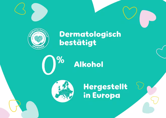 Volle Windeln erhöhen den pH-Wert der Haut und können Irritationen hervorrufen. Die spezielle Formel hilft, den natürlichen pH-Wert wiederherzustellen.