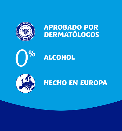 Un primer plano de las toallitas Dodot siendo sacadas del paquete y la lista de certificaciones.