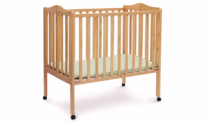 Delta Children Folding Portable Mini Baby Crib