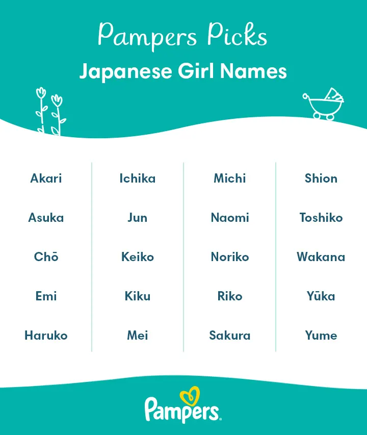 top Japanese girl names Pampers US Japanese Girl names 720px