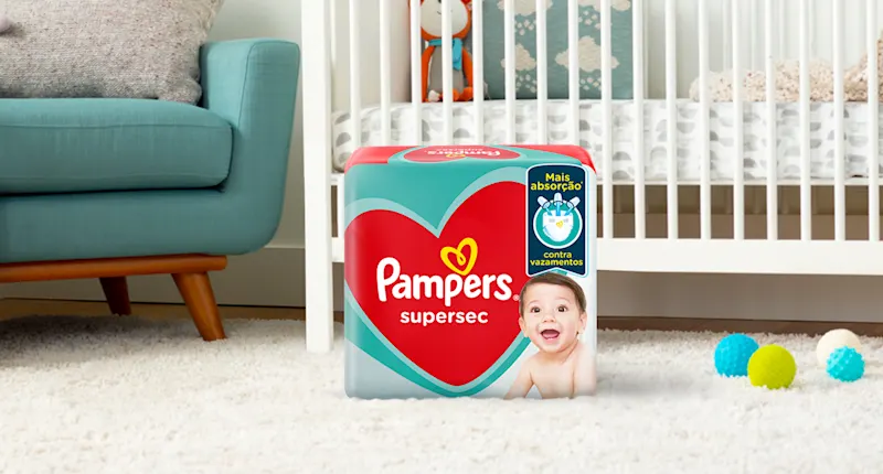 Fraldas Pampers® Supersec™