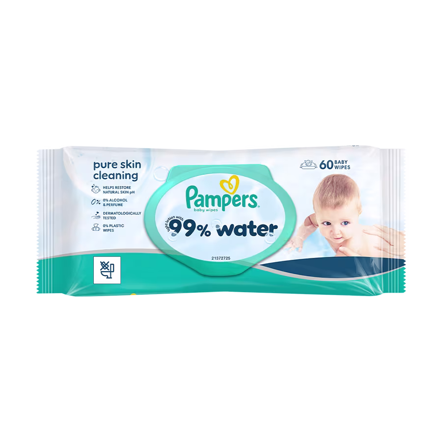Pampers® doekjes 99% Water 4.7 out of 5 stars rating