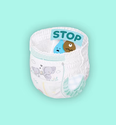 Pampers Premium Protection blöjbyxa grafik Pampers Premium Protection blöjbyxa grafik