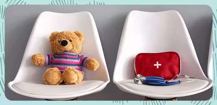 Botiquín de primeros auxilios.