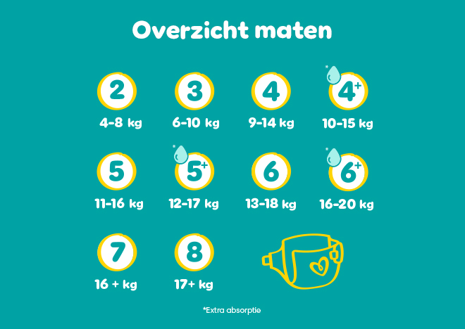 Overzicht maten