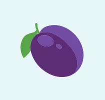 Large plum icon
