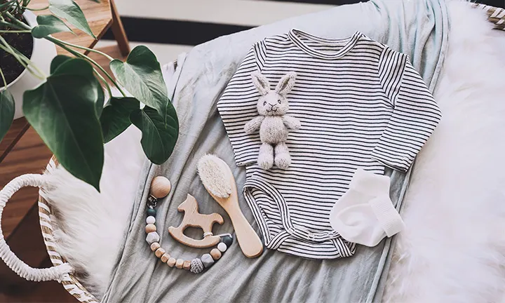 Baby Basket pregnancy announcement to husband