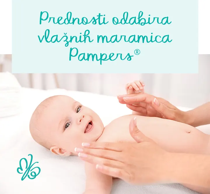 Prednosti odabira vlažnih maramica Pampers®