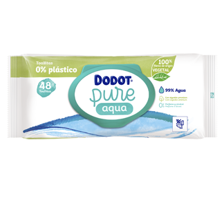 TOALLITAS Dodot® Pure Aqua Plastic Free