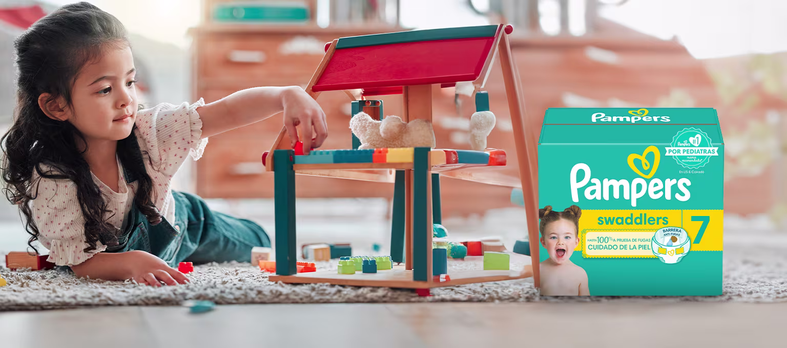 Pañales pampers etapa 7