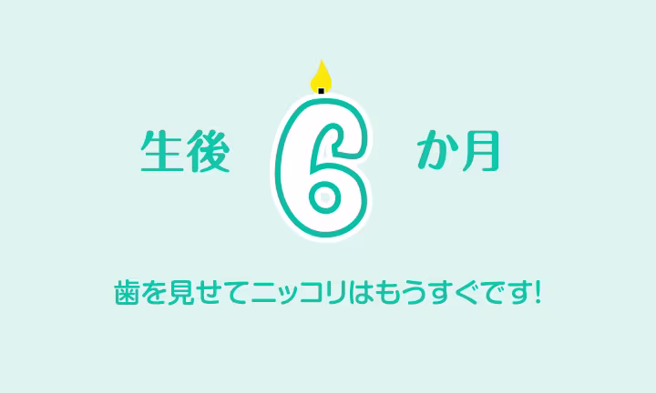 生後6か月の赤ちゃん