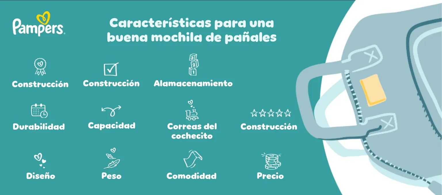 Qué tener en cuenta al elegir una mochila para pañales