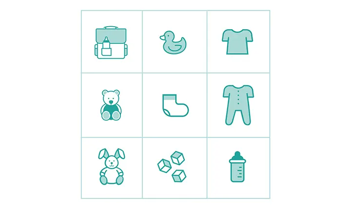 Le loto (bingo) de la baby shower