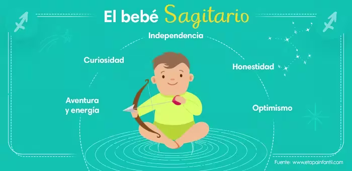 Horóscopo-bebé sagitario