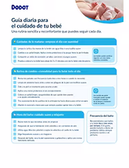 Guía diaria de cuidados para el bebé