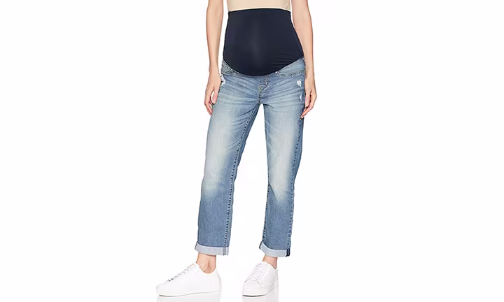 Signature by Levi Strauss & Co. Slim Boyfriend Maternity Jeans