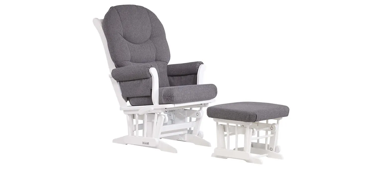 Dutailier Sleigh Glider Multi-Position-Lock Recline with Ottoman