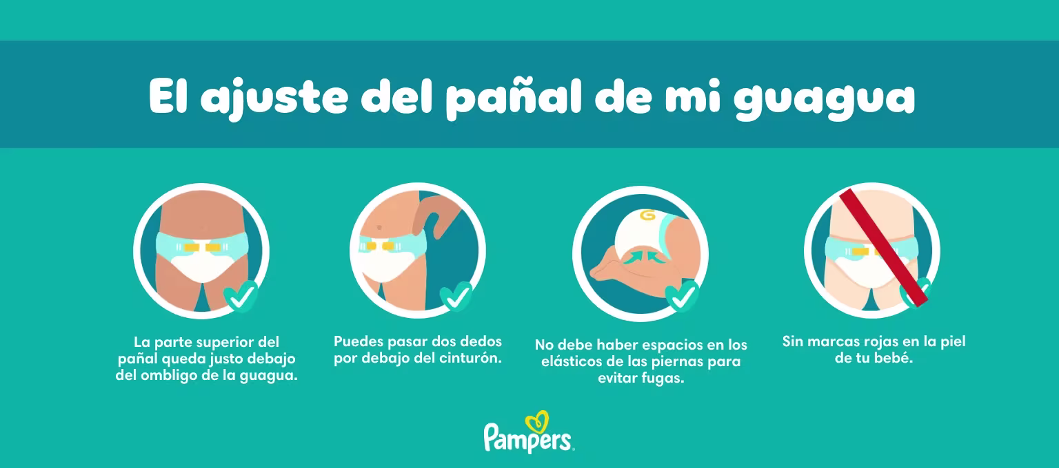 Ajuste del pañal