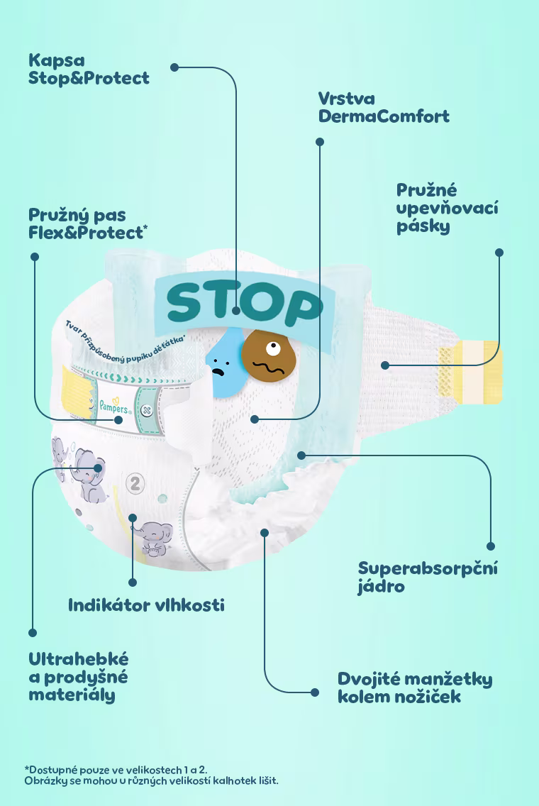 Pampers Premium Care vlastnosti