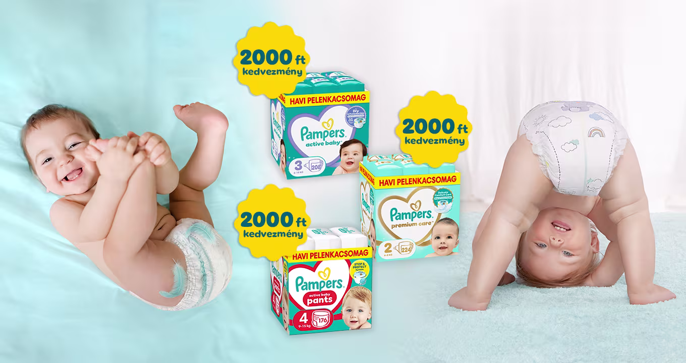 Fedezd fel a Pampers kuponokat!