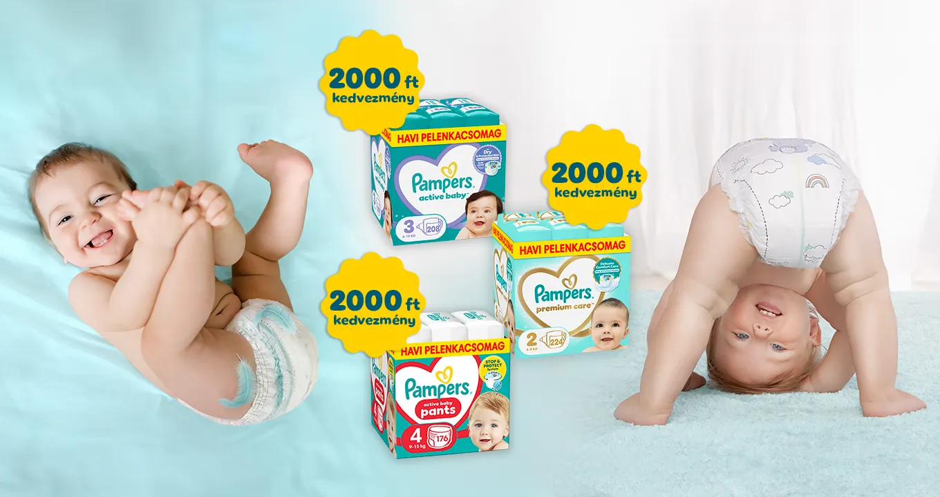 Fedezd fel a Pampers kuponokat!
