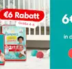CTA Banner 6€ Rabatt auf Pampers Pants Größe 4-6