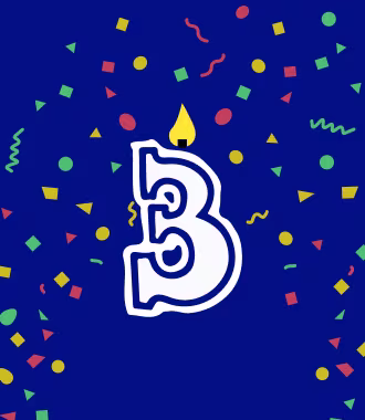 Imagen con fondo azul, un número 3 con vela y texto que anuncia que el bebé tiene 3 meses junto a una lista de artículos básicos de botiquín.