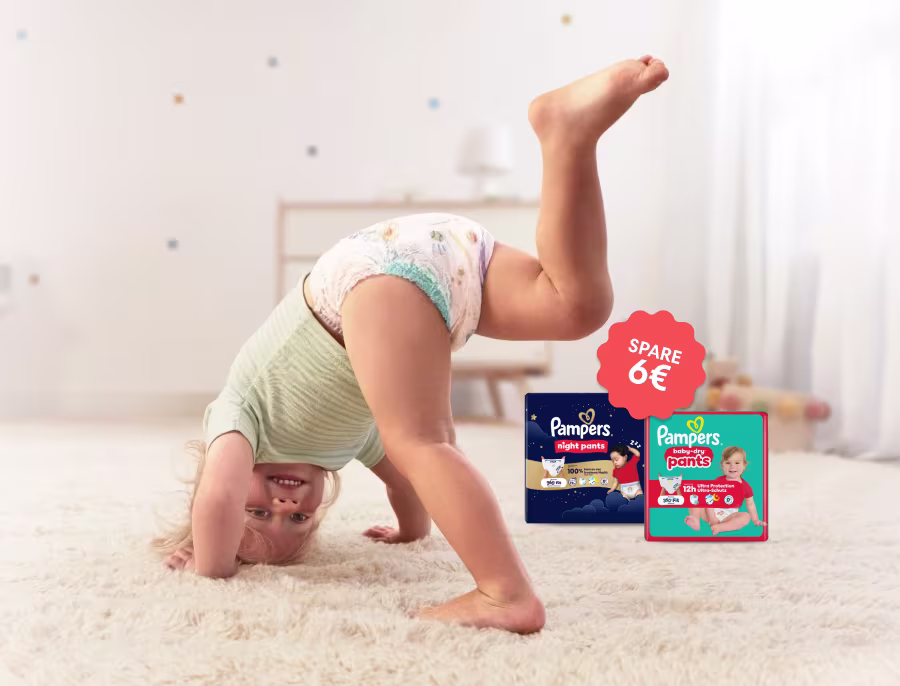 Jetzt Pants testen – mit 6€ Rabatt im Pampers Club