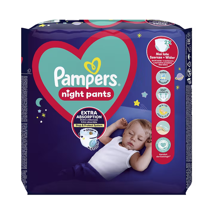 Pieluchomajtki Pampers Night Pants 4.0 out of 5 stars rating