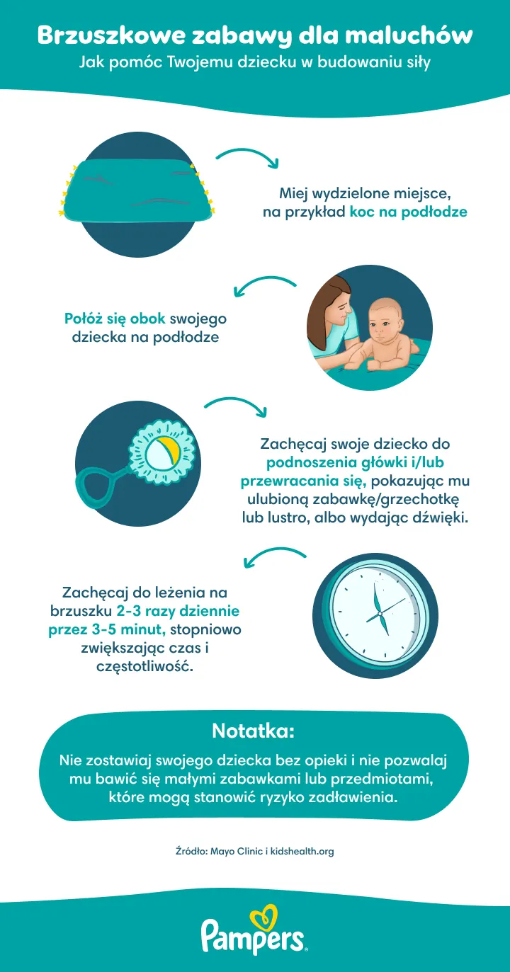 Czas na brzuszku dla niemowląt Czas na brzuszku dla niemowląt