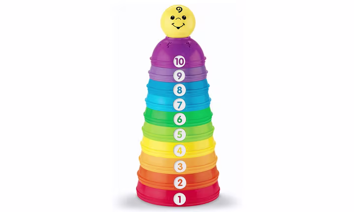 Fisher-Price Brilliant Basics Stack & Roll Cups