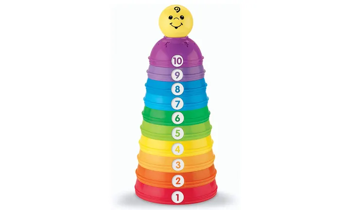 Fisher-Price Brilliant Basics Stack & Roll Cups