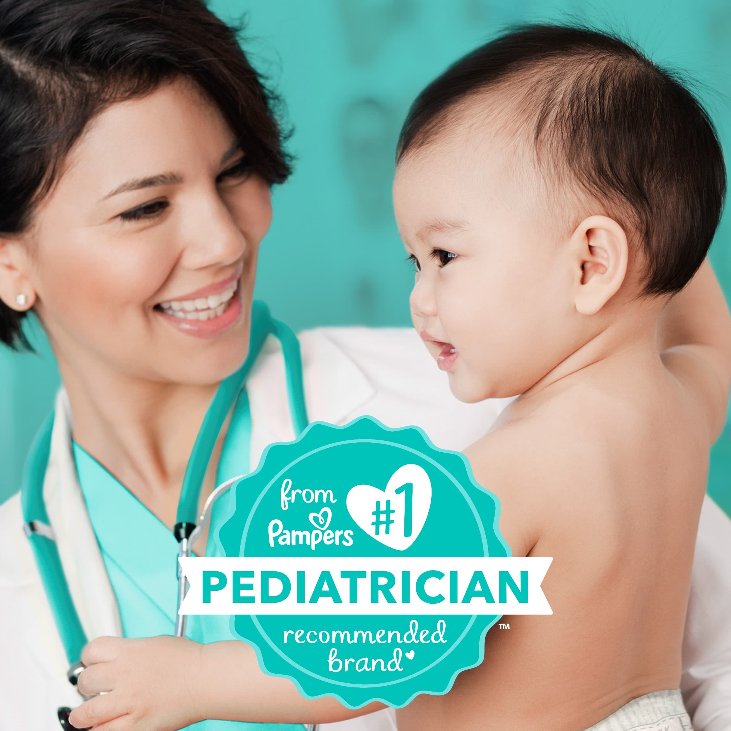 De Pampers, la marca n.° 1 recomendada por pediatras