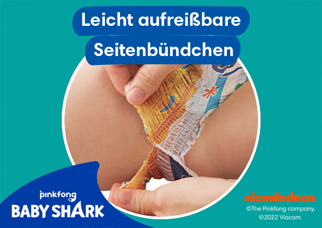 Leicht aufreißbare Seitenbündchen