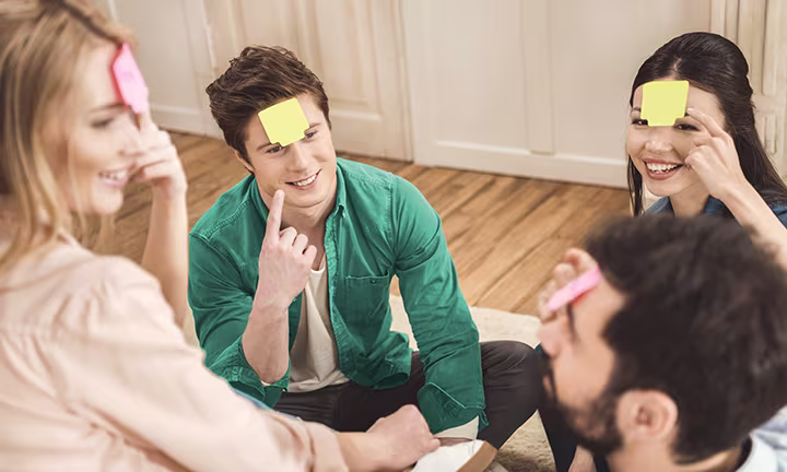 Guess the Famous Parent baby shower game