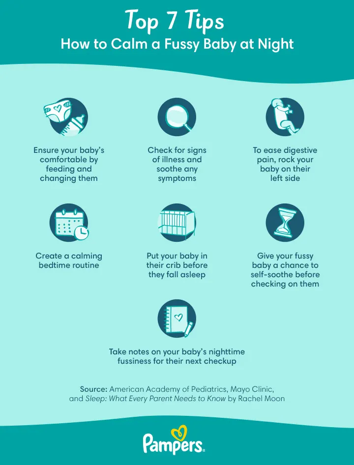 How to Calm a Fussy Baby at Night