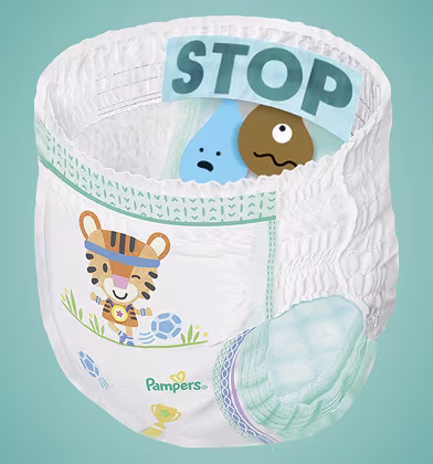 Grafika pieluszek Pampers Active Baby