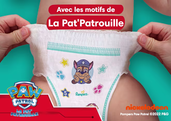 Avec les motifs de la Pat'Patrouille