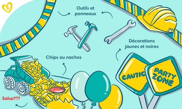 Thème Bébé travaux en cours