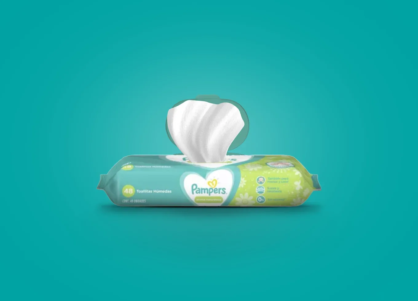Toallitas Húmedas Pampers® Aroma Naturaleza Toallitas Húmedas Pampers® Aroma Naturaleza