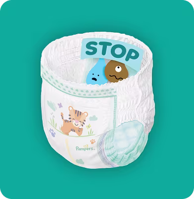 Graphique des Pampers Baby-Dry Pants