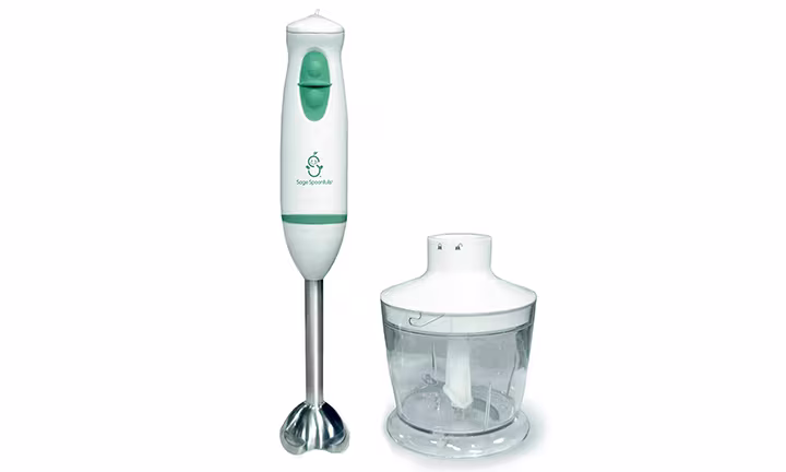 Sage Spoonfuls Baby Food Immersion Blender and Food Processor