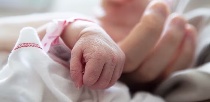 Bebé prematuro en incubadora