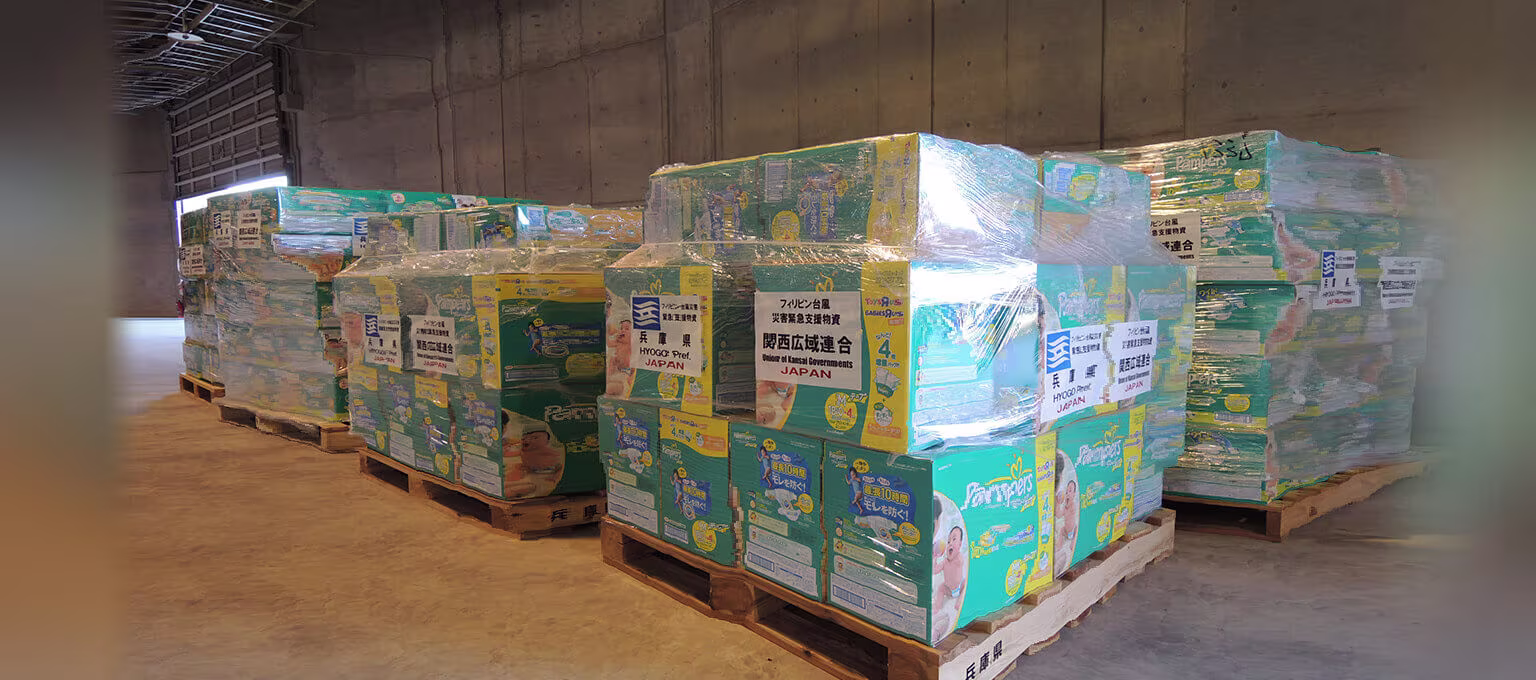 被災地支援に関するパンパースの取り組み