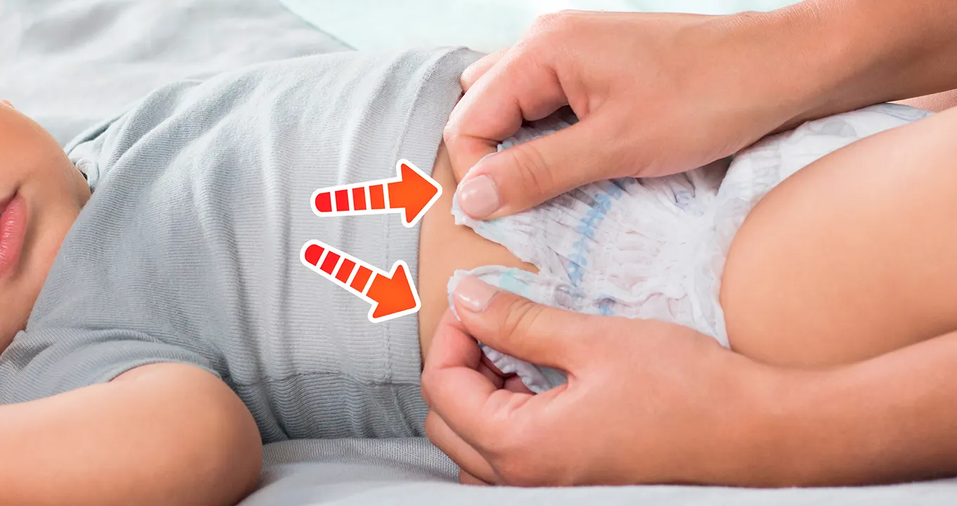 Diseño inteligente que hace fácil la tarea de poner y quitar pañales